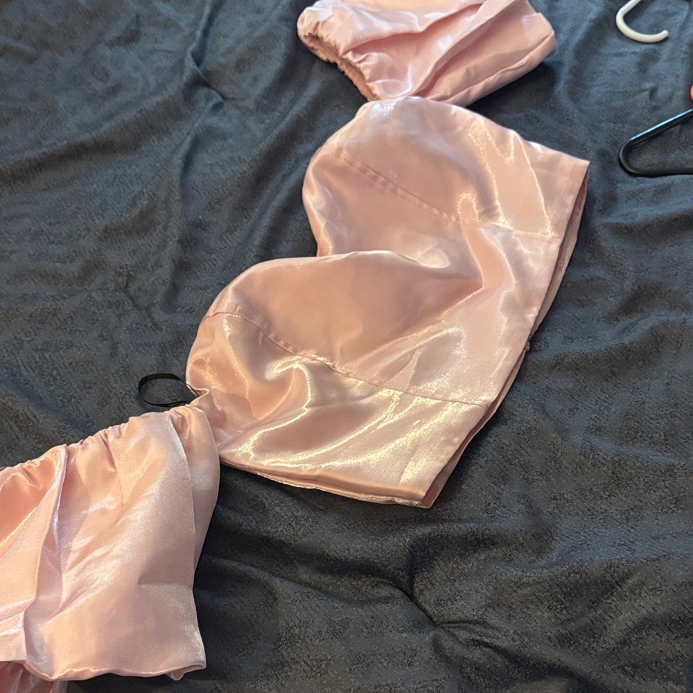 Forever 21 Pink Satin Bra Top